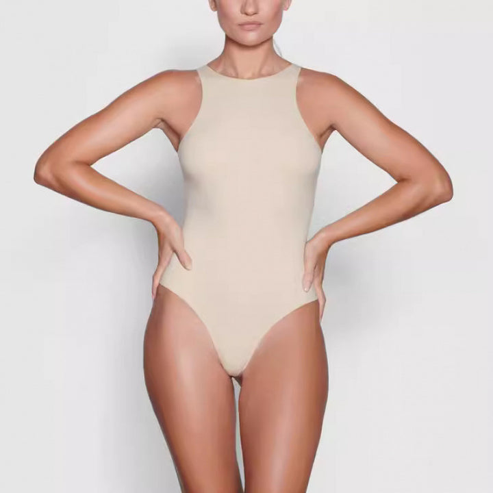 Dame Sporty Høj Hals Bodysuit Stilla