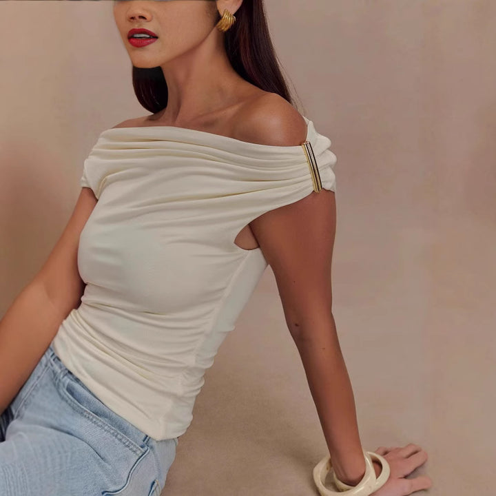 Femme Off-Shoulder Ruffle Top Stilla