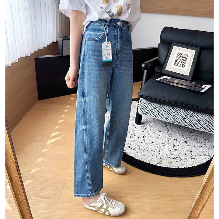 Dame Højtaljede Mom-Jeans Stilla