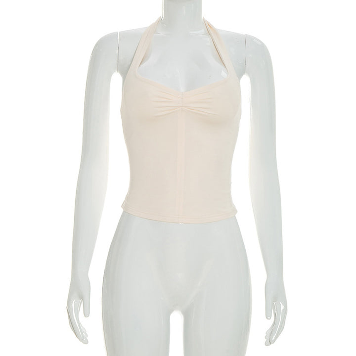 Damen Top mit Halterneck und modischem Design Skovae