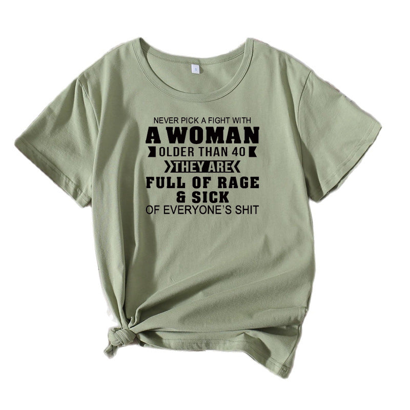 Kvinder Komisk Udtalelse T-Shirt Stilla