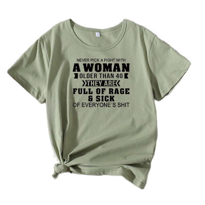 Kvinder Komisk Udtalelse T-Shirt Stilla