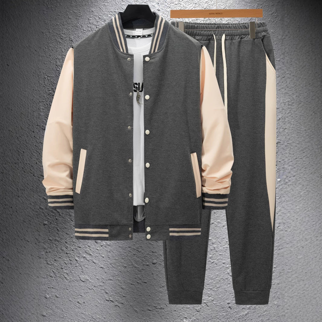 Herre sporty fritidsdragt med stribede detaljer Stilla