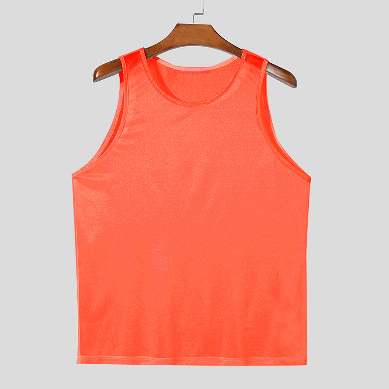 Herrer nan åndbart ærmeløst funktionsshirt med fugttransporterende mikrofiber Skovae
