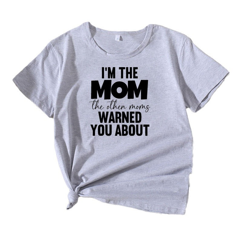 Kvinder Casual Mama Slogan T-Shirt Stilla
