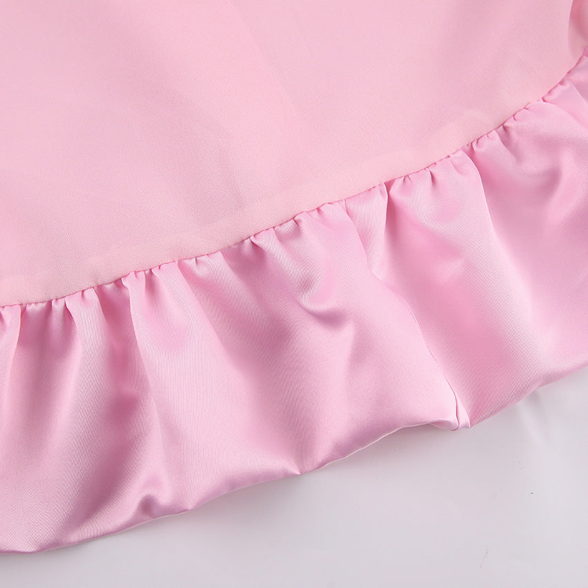 Dame Midirok med udvidet snit og elastisk talje Stilla