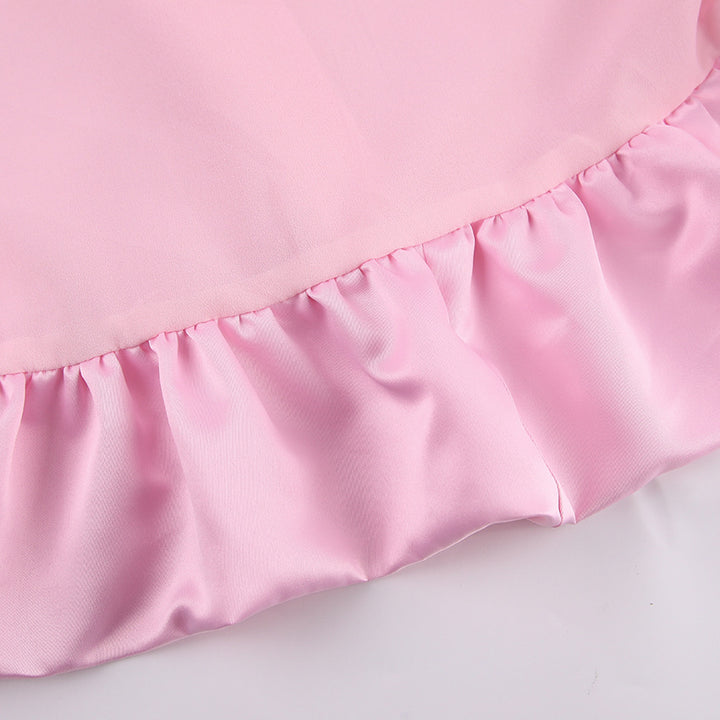 Dame Midirok med udvidet snit og elastisk talje Stilla