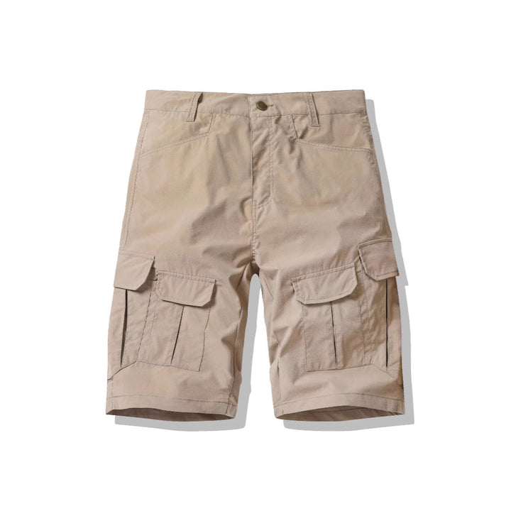 Herre multifunktionelle Cargo-Shorts med praktiske sidelommer og elastisk talje Stilla