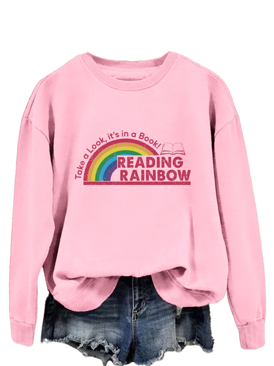 Kvinder casual sweatshirt med unikt print Stilla