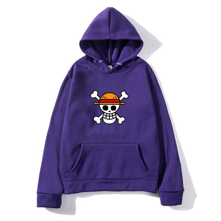 Dame hoodie med kreativ piratdesign og behagelig pasform Skovae