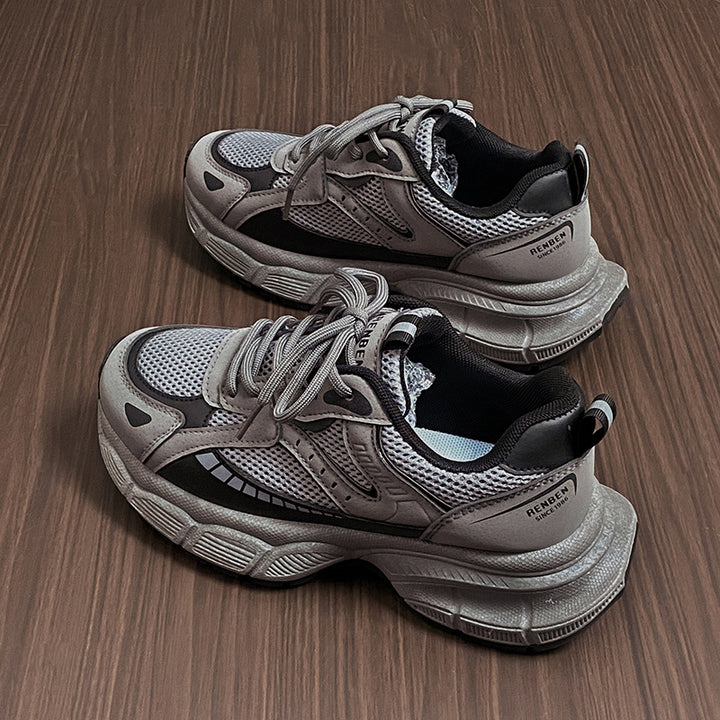 Dame Sporty Sneakers med luftig mesh-overflade og dæmpende sål Stilla