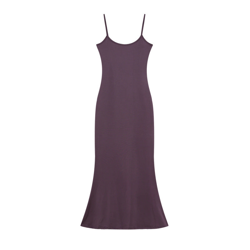 Dame Elegant Slip Maxi Kjole Stilla