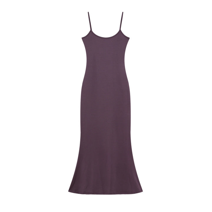 Dame Elegant Slip Maxi Kjole Stilla