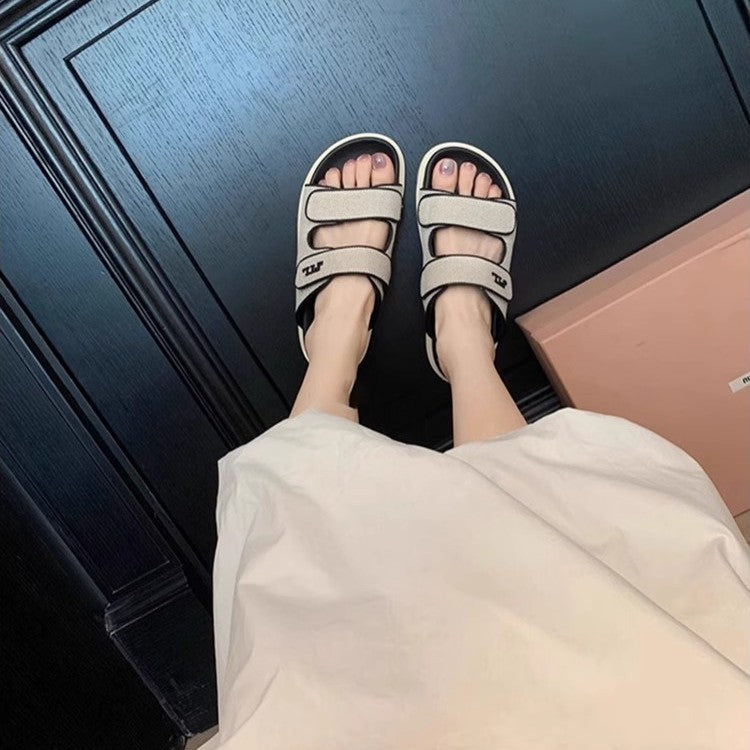 Dame Komfortable Justerbare Sandaler med skridsikker sål og åndbart overmateriale Stilla
