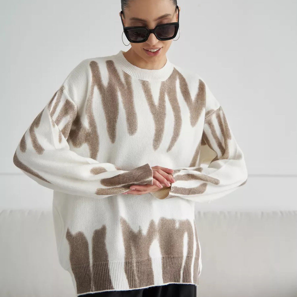 Kvinders trendy sweatervarer med moderne gradient og afslappet snit Stilla