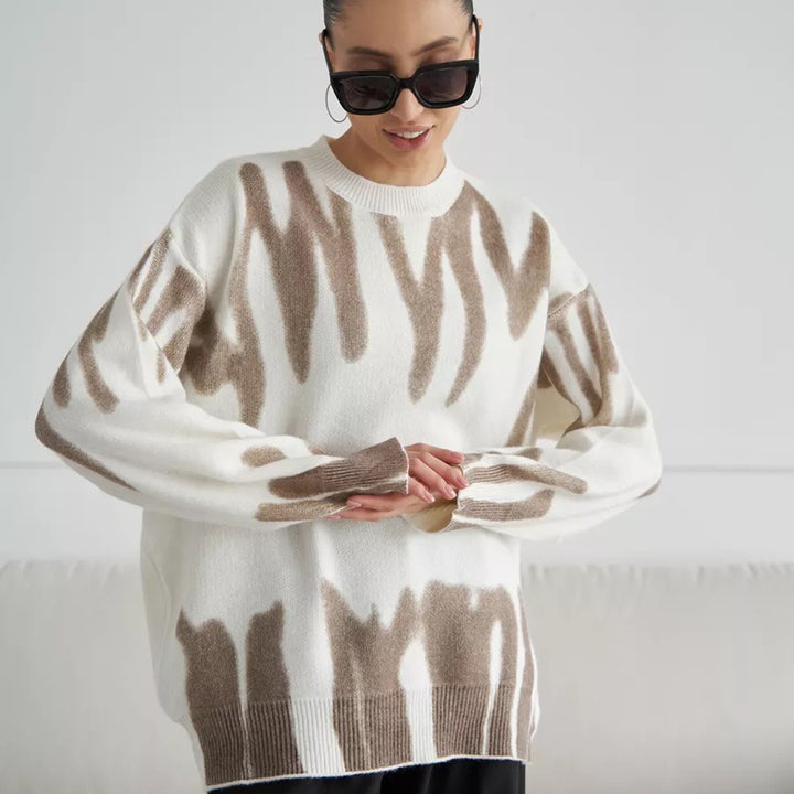 Kvinders trendy sweatervarer med moderne gradient og afslappet snit Stilla