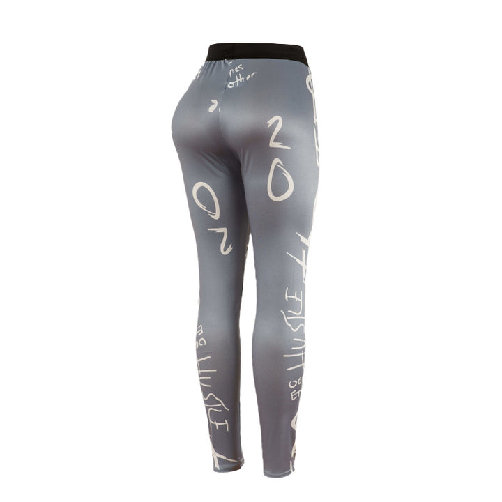 Dame grafiktryk leggings Stilla