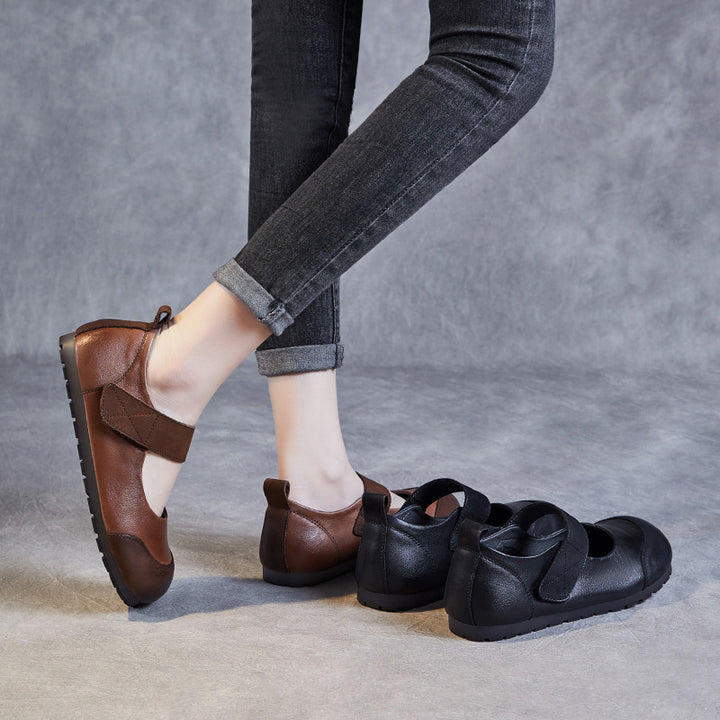 Dame Behagelige Justerbare Mary Jane Ballerinaer Stilla