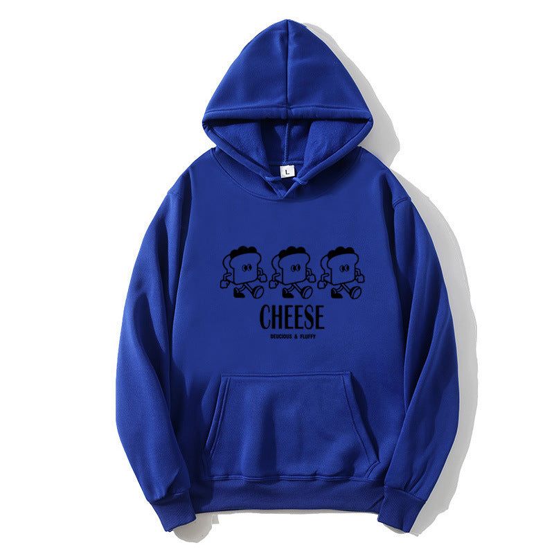 Kvinders hætte sweatshirt med kreativt tegneserieprint Skovae