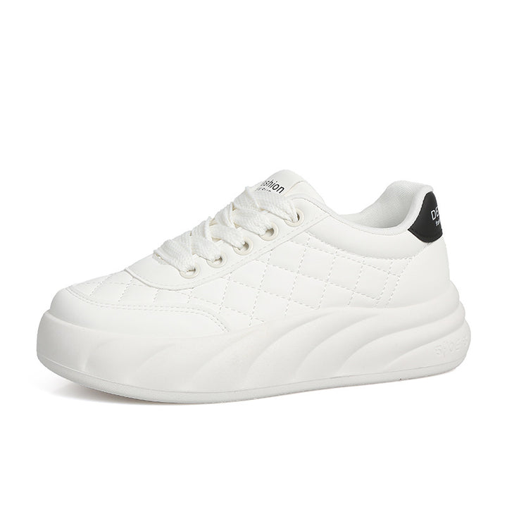 Dame Sneakers med polstret sål og quiltet design Stilla