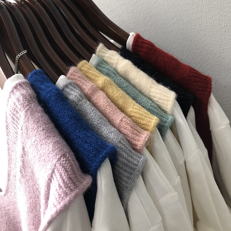 Dame ærmeløs V-Pullover i blødeste cashmere-blanding med elegant snit Stilla