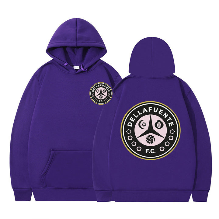 Kvinders hættejakke med præget logo og blød fleece Skovae