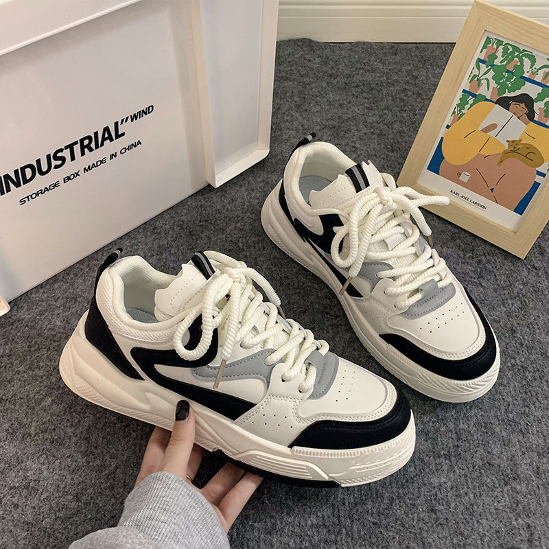 Dame Sporty Retro-Sneakers med åndbar mesh-struktur og dæmpende sål Stilla