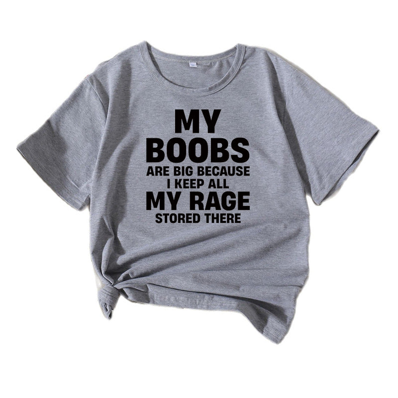 Dame Iøjnefaldende Statement Grafik T-Shirt Stilla