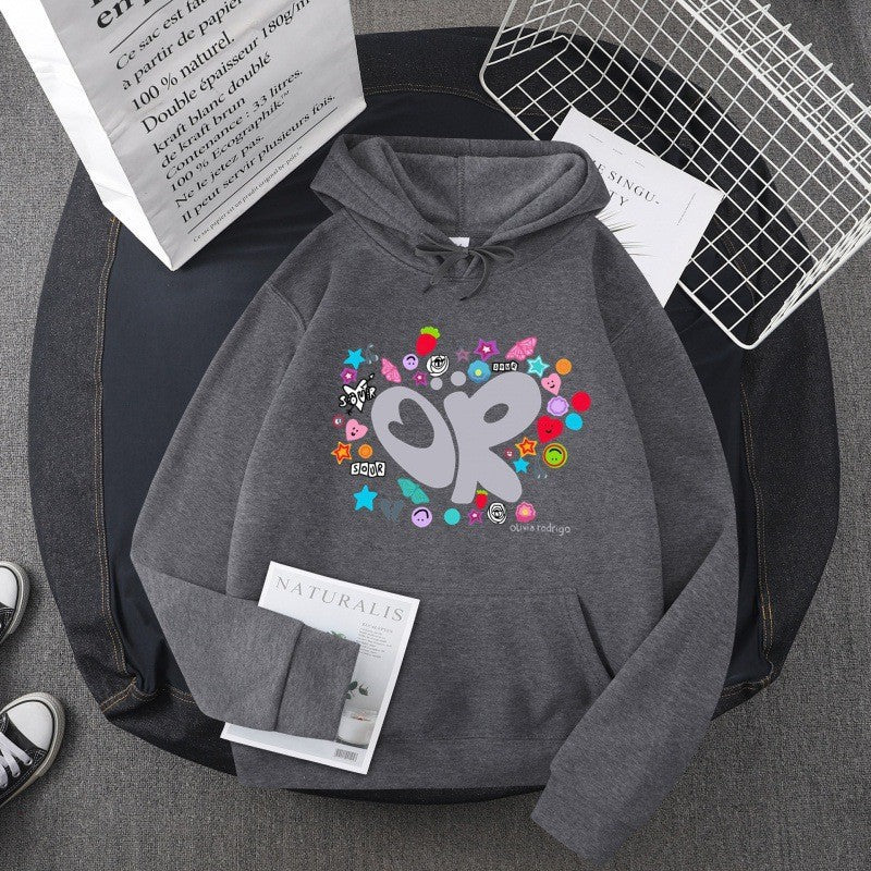 Kvinders hoodie med kreativ grafisk design Skovae