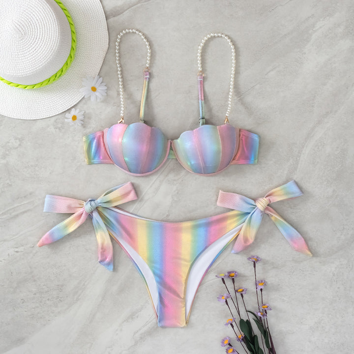 Damer Luksuriøs Bikini med Musling-Design Skovae