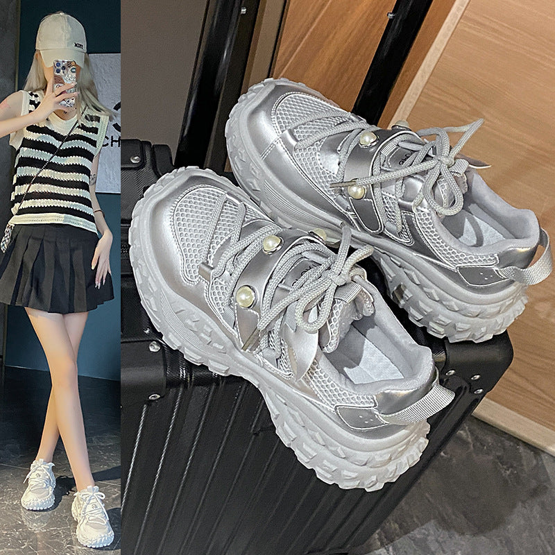 Dame Sporty Sneakers med slidstærk sål og innovativ snøresystem Stilla