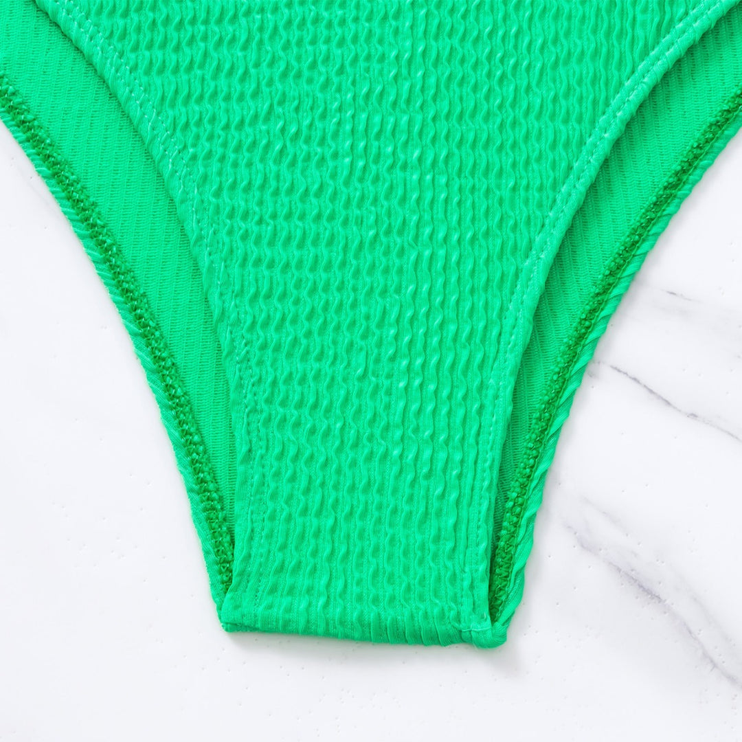 Dame bikini-sæt med raffinerede cut-out-detaljer og forfinet kædebund Stilla