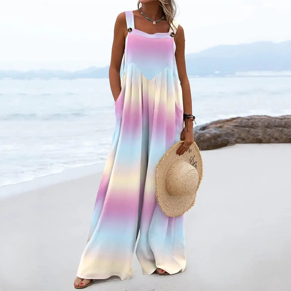 Dame Fritid Maxi Jumpsuit Stilla