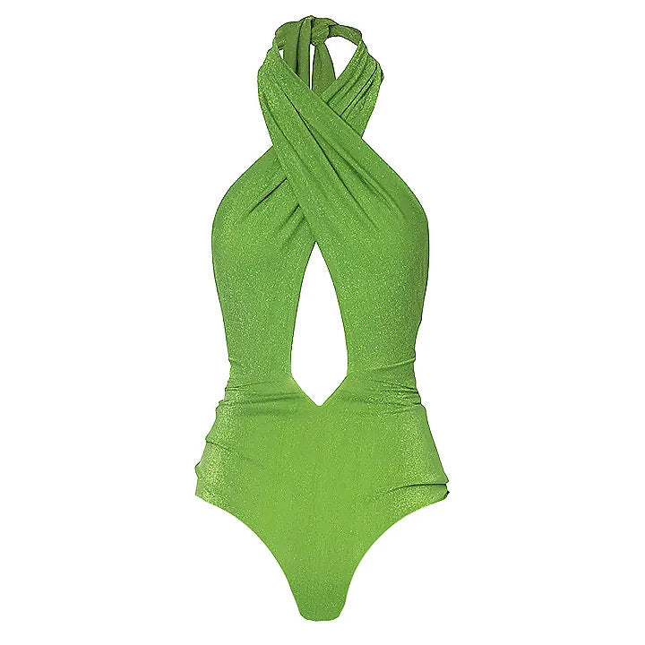 Dame elegant Cut-Out heldragt badedragt Skovae