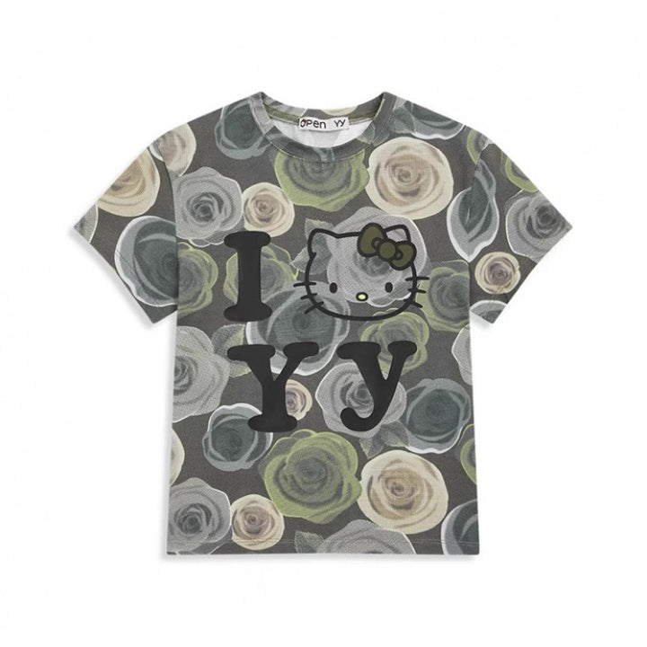 Kvinder T-shirt med grafisk tryk Stilla