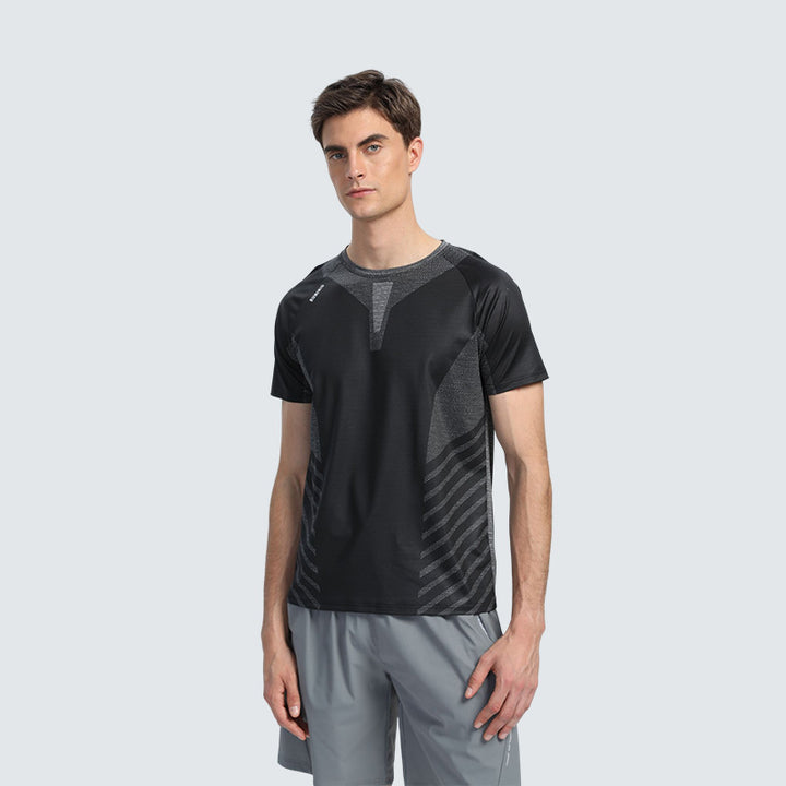 Herre Højkvalitets Funktionsløbe T-shirt med åndbar og fugttransporterende teknologi Stilla