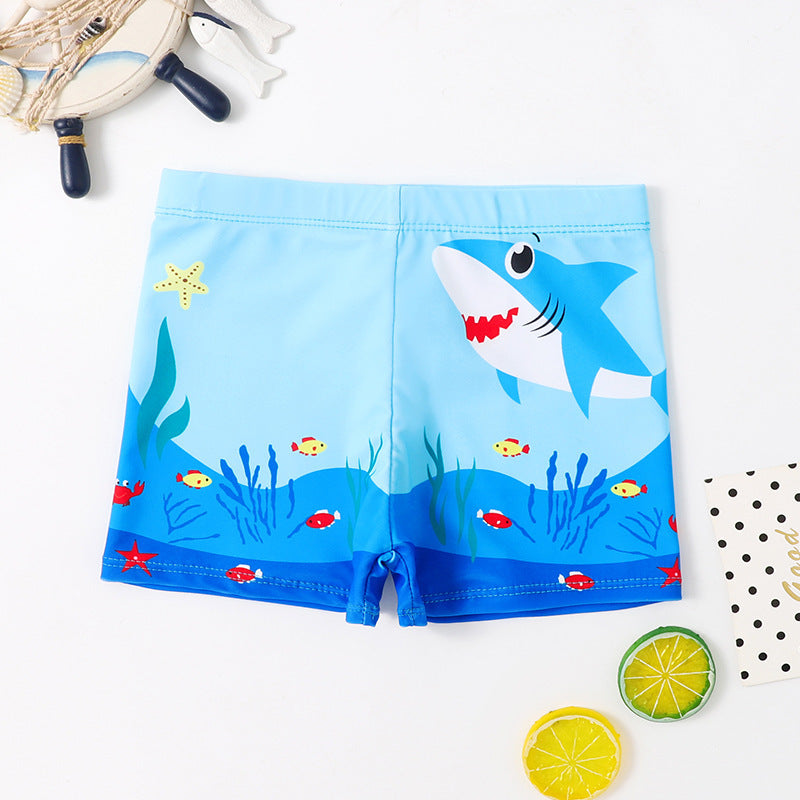 Drengernes bad shorts med maritimt motiv Skovae