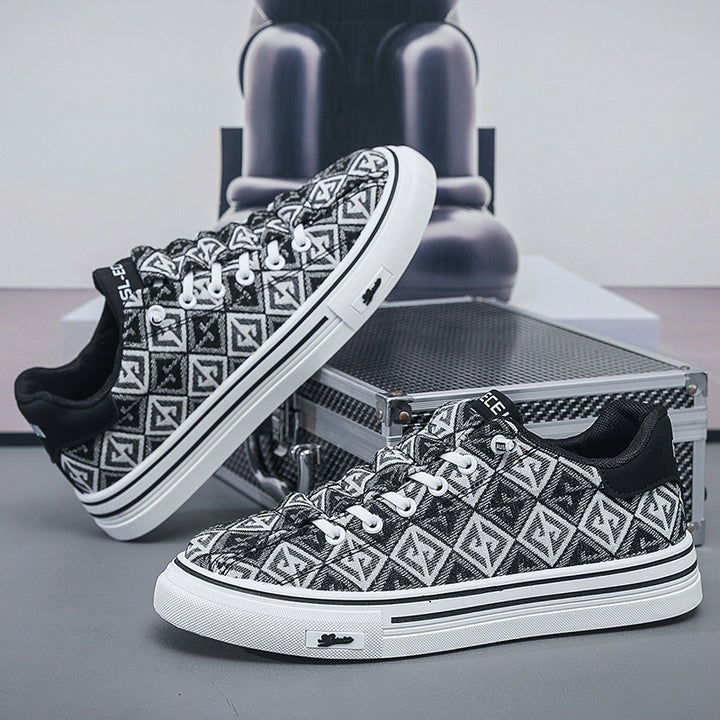 Femme stilfulde mønstrede sneakers Stilla