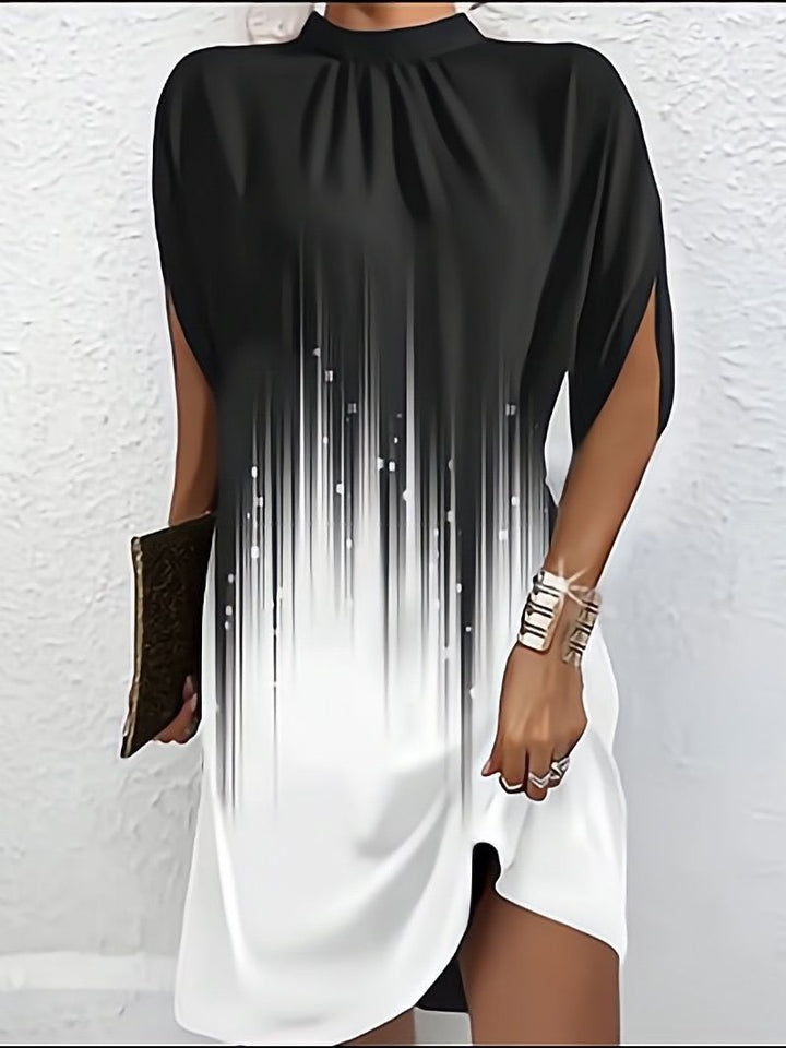 Damer Chic asymmetrisk Shiftkjole Stilla
