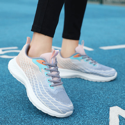 Dame nan lav præstations-sneakers med tredimensionelt mesh, reaktiv EVA-dæmpning og drageløkke Skovae