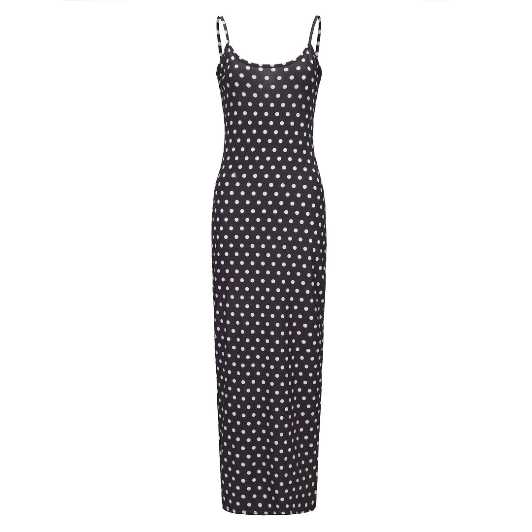 Femme Polka Dot Maxi Kjole Stilla