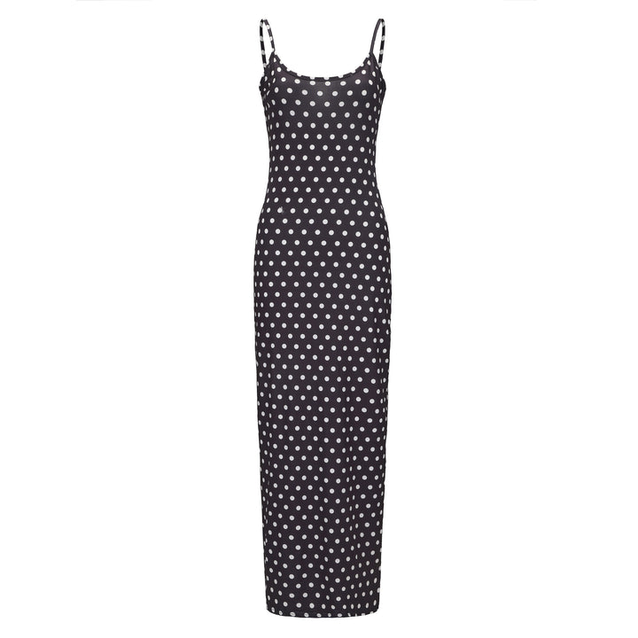 Femme Polka Dot Maxi Kjole Stilla