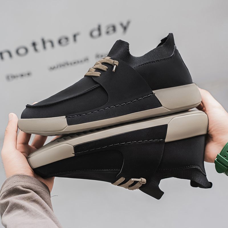 Herrer Fritids Elastiske Slip-On Sneakers med Komfortpasform Stilla