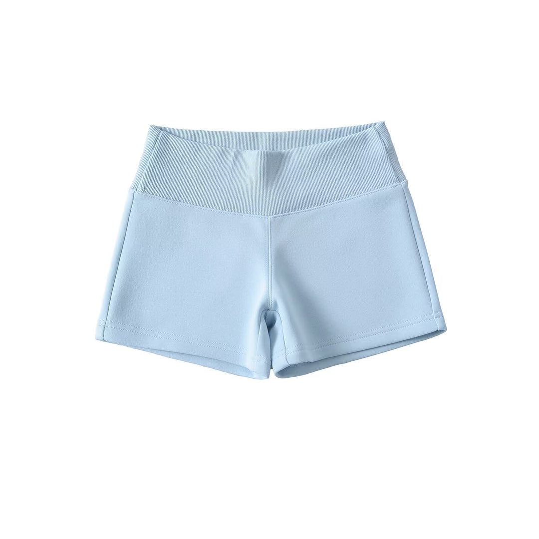 Dame Sporty Høj talje-Shorts med åndbart materiale og elastisk komfort Stilla