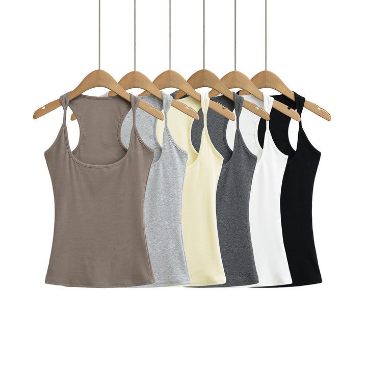Dame tanktop med racerback-design og åndbart stretchmateriale Stilla