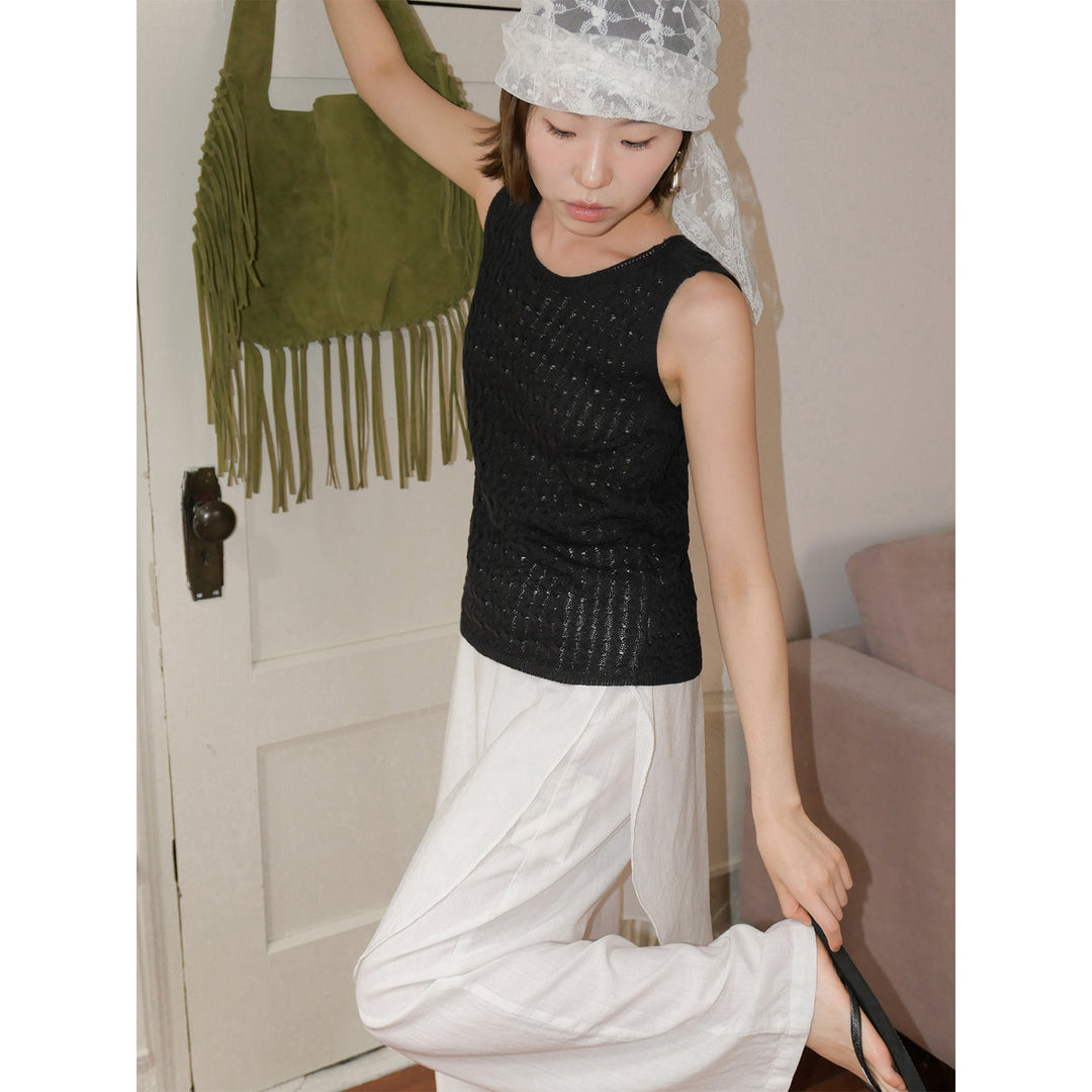Dame sommerligt Maxikjole med tidløs chiffon-look og elegant flow Stilla