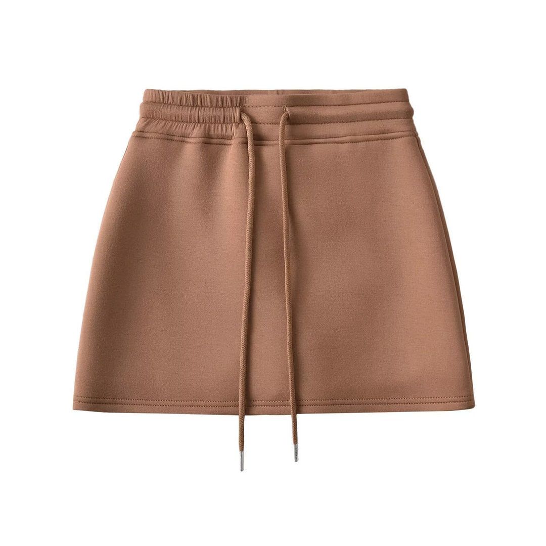 Dame Sporty Mini Nederdel med elastisk talje og justerbar snor Stilla