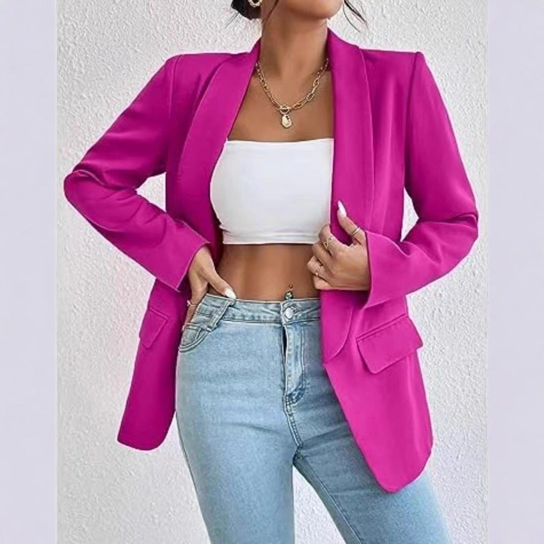 Kvindernes elegante blazer med skræddersyet snit og reverskrave Stilla
