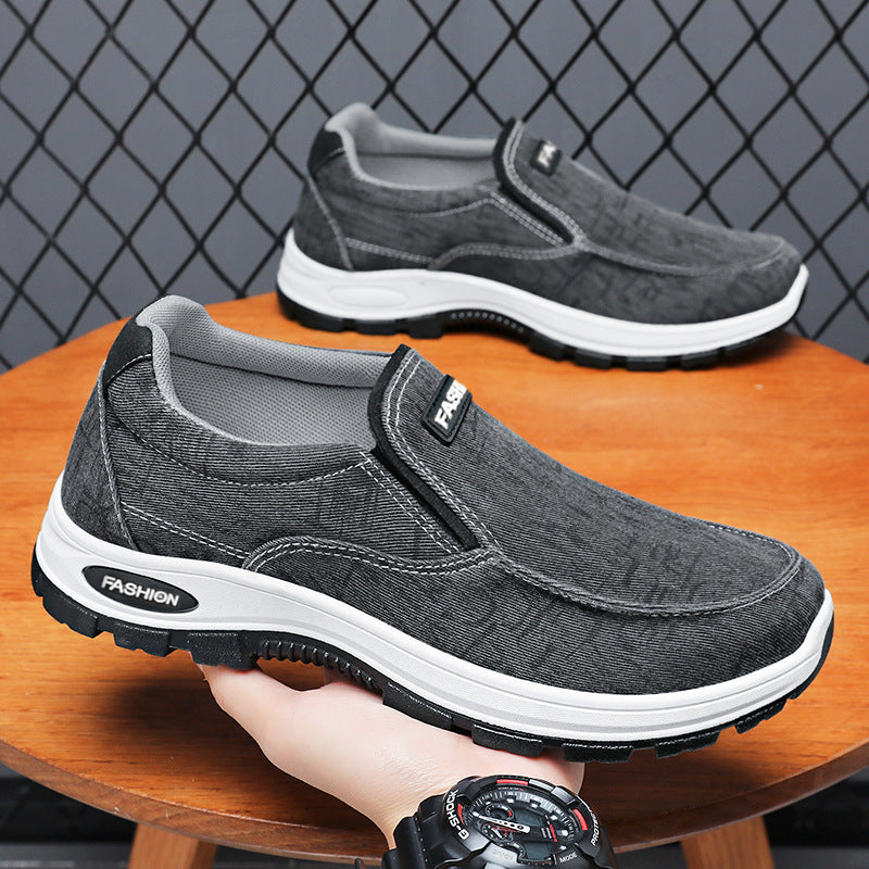 Herre Behagelige Slip-On Sneakers med elastisk design og skridsikker sål Stilla