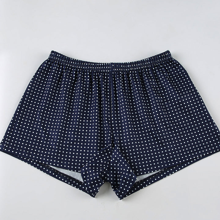 Dame sove shorts med elastisk bund og dekorativ snor Skovae